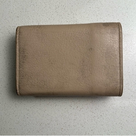 Balenciaga leather trifold compact wallet - Picture 5 of 7